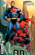 DC Marvel Superman Spider-Man #1 One Shot Cover B Jim Lee Card Stock Variant | Historic Crossover