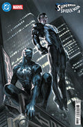 DC Marvel Superman Spider-Man #1 One Shot Cover G Gabriele Dell'Otto Black Suits Card Stock Variant | Historic Crossover