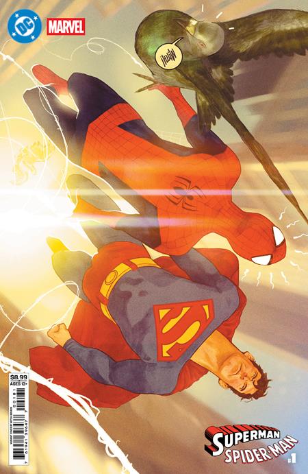 DC Marvel Superman Spider-Man #1 One Shot Cover H Mitch Gerads Card Stock Variant | Historic Crossover