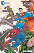 DC Marvel Superman Spider-Man #1 One Shot Cover J Mikel Janin vs Lex Luthor & Green Goblin Card Stock Variant