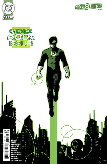 Green Lantern #33 Cover C David Aja Card Stock Variant (#600) | DC Comics Emerald Knight