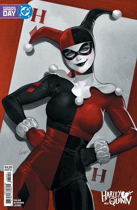 Harley Quinn #60 Cover E Lesley Leirix Li International Women's Day Card Stock Variant | DC Comics