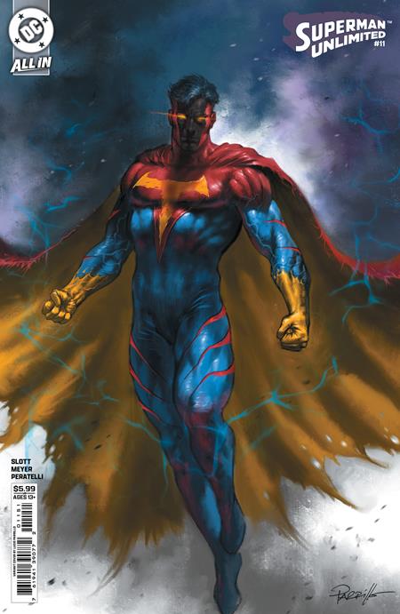 Superman Unlimited #11 Cover D Lucio Parrillo Card Stock Variant | Man of Steel DC Comics