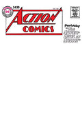 Action Comics #242 Facsimile Edition Cover B Blank Card Stock Variant | First Brainiac Superman