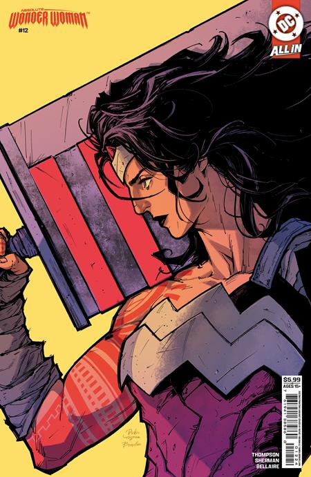 Absolute Wonder Woman #12 Second Printing Cover B Rickie Yagawa Card Stock Variant | DC Comics