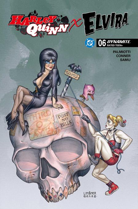 Harley Quinn x Elvira #6 Cover C Joseph Michael Linsner Variant – DC Comics