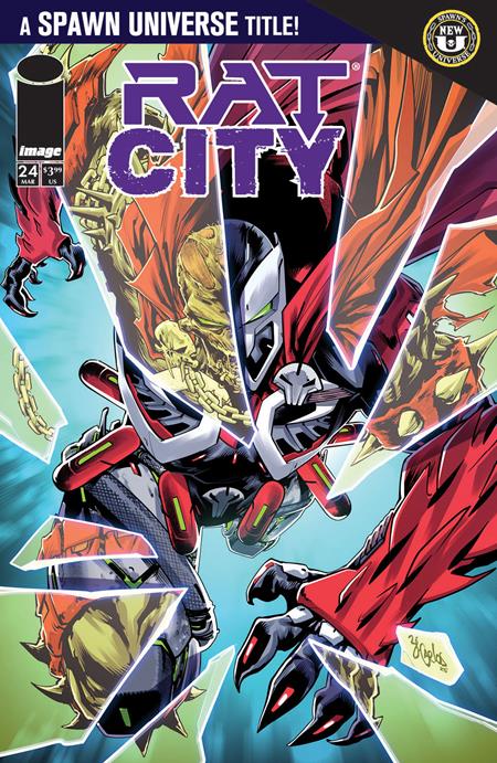 Spawn: Rat City #24 Cover A Zé Carlos – Image Comics / Todd McFarlane Productions