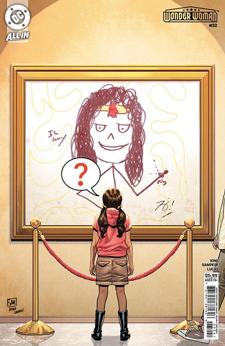 Wonder Woman #32 Cover D Daniel Sampere & Tom King April Fools Card Stock Variant – DC Comics