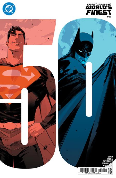 Batman Superman World's Finest #50 Cover E Adrian Gutierrez Card Stock Variant | DC Comics Landmark Issue