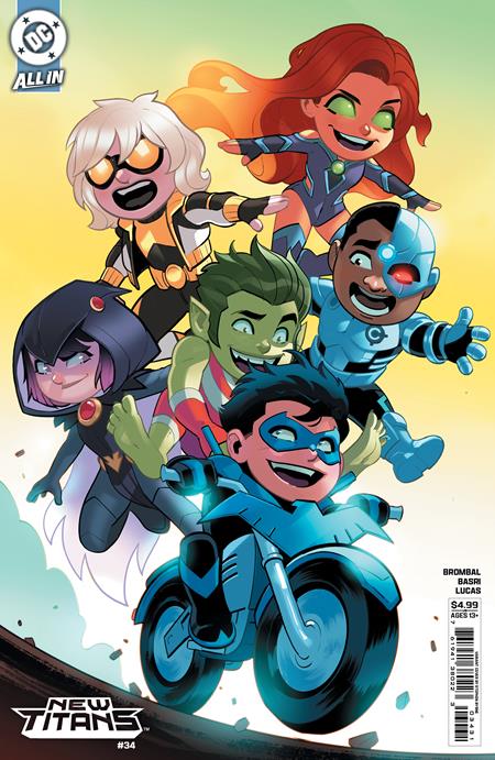 New Titans #34 Cover C Stephen Byrne Card Stock Variant – DC Comics