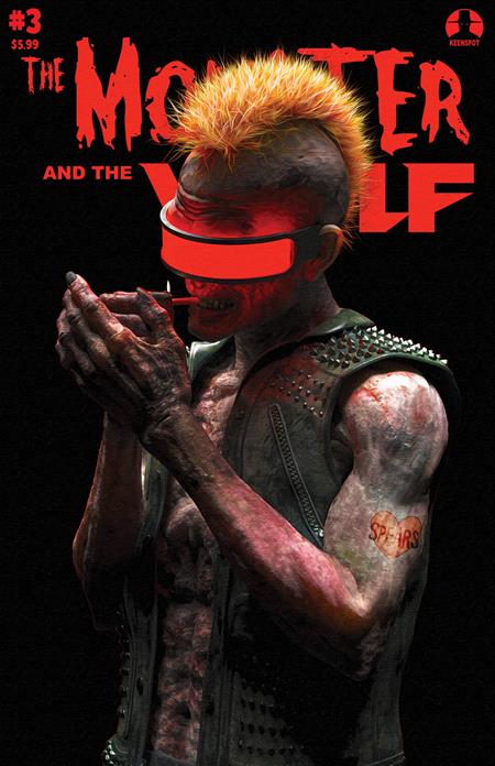 Mark Spears Monsters: The Monster & the Wolf #3 Cover D Mark Spears Punk Variant – Dark Horse Comics