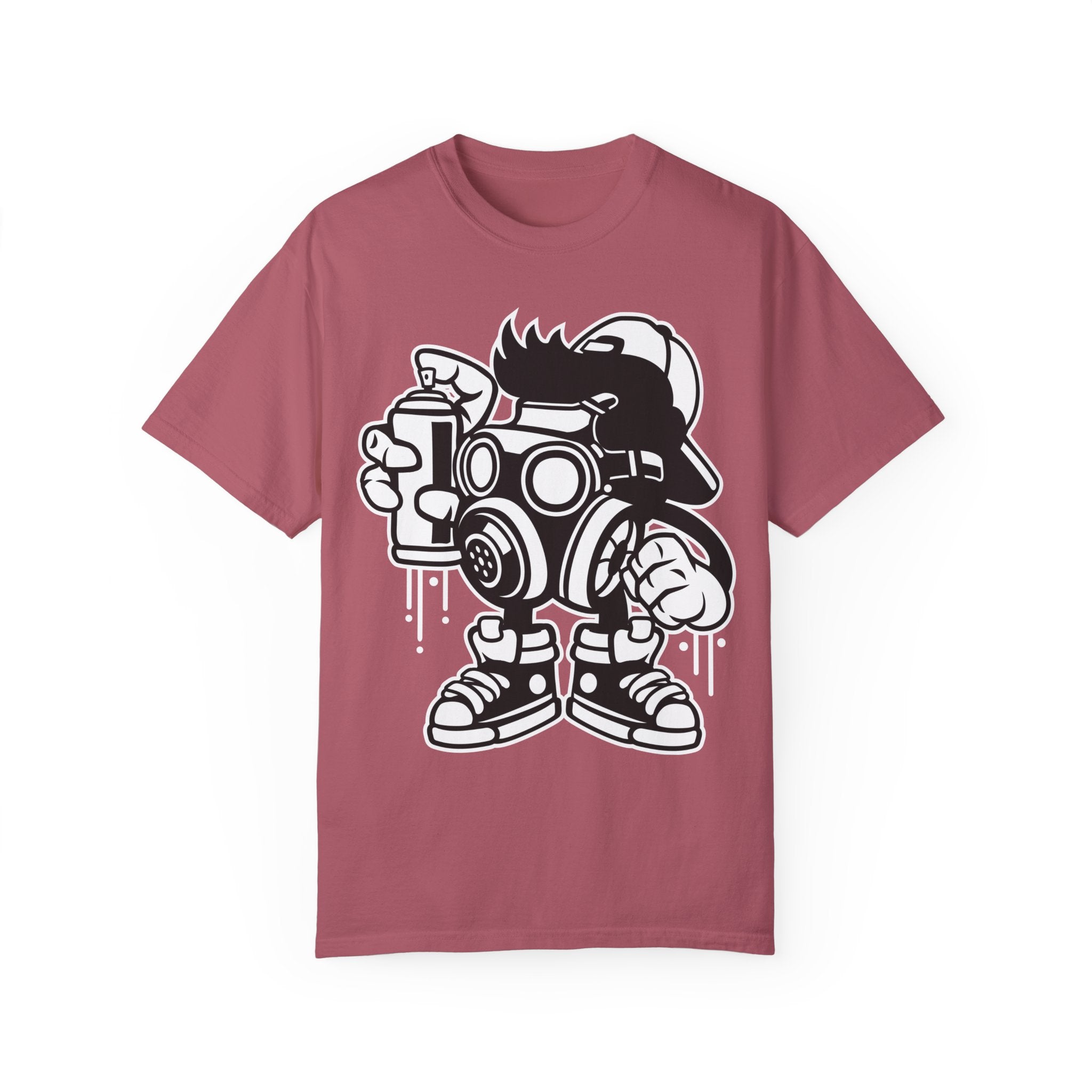 BraggerSwine Unisex Garment-Dyed T-Shirt - Graffiti Bomber