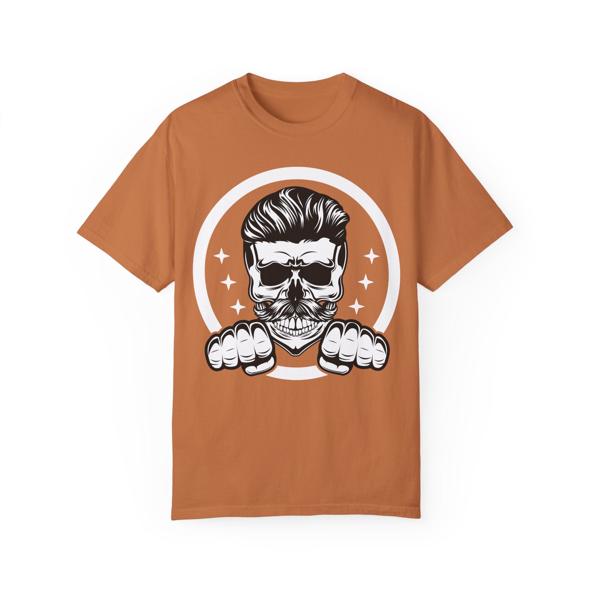 BraggerSwine Unisex Garment-Dyed T-Shirt - Skull & Knuckles