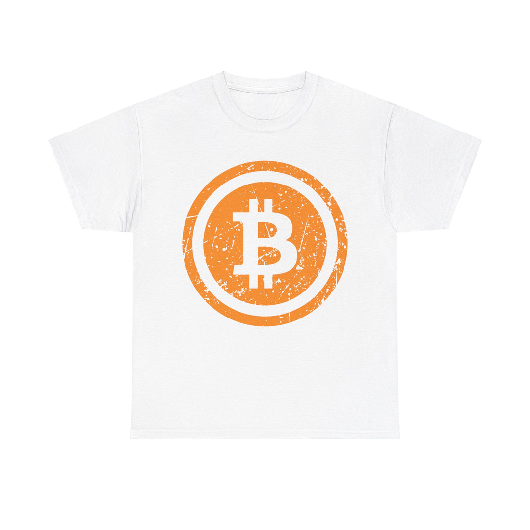 Bitcoin Logo Vintage Unisex Heavy Cotton Tee