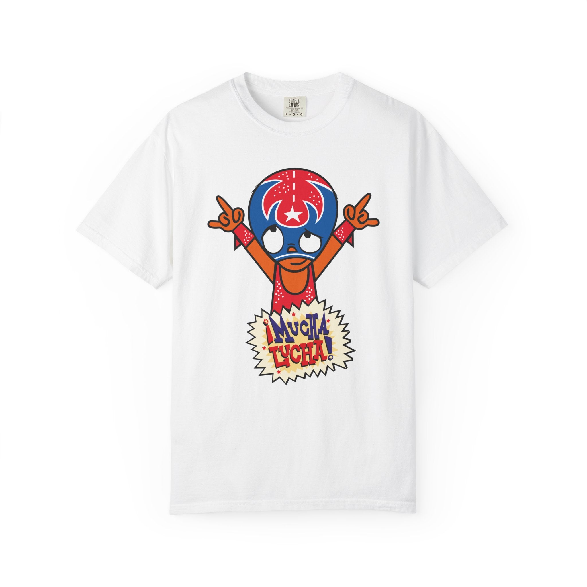 Lucha Libre Masked Wrestler Graphic T-Shirt – Retro Mexican Wrestling Tee