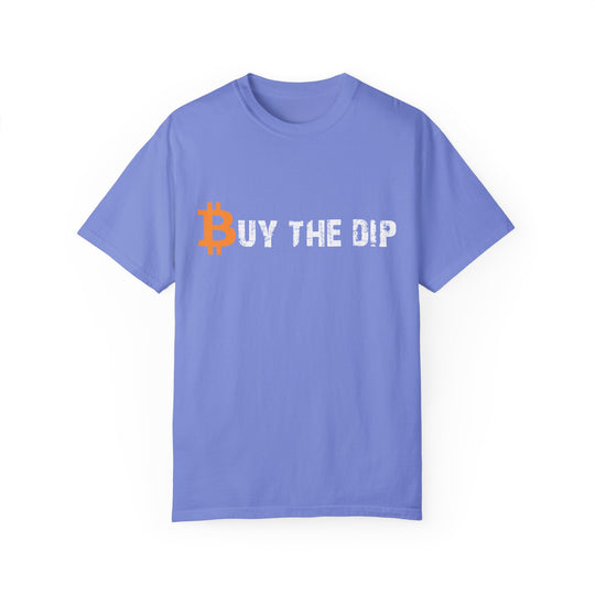 BraggerSwine Unisex Garment-Dyed T-Shirt - Bitcoin Buy The Dip