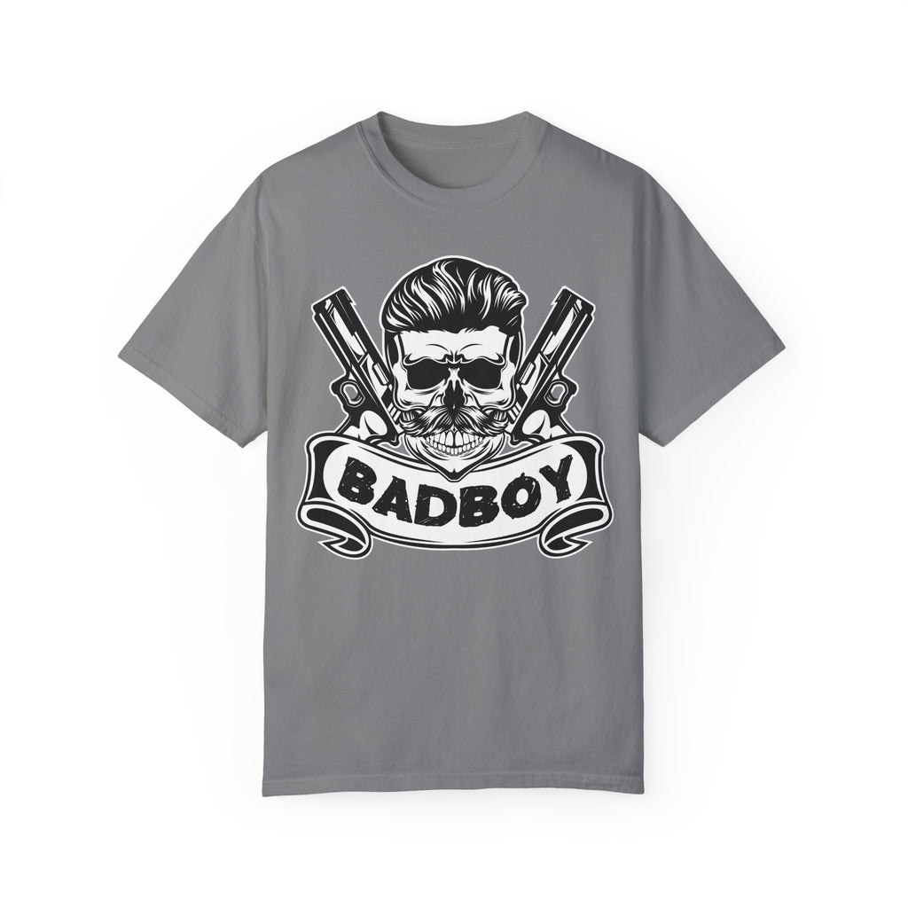 BraggerSwine Unisex Garment-Dyed T-Shirt - Bad Boy Skull