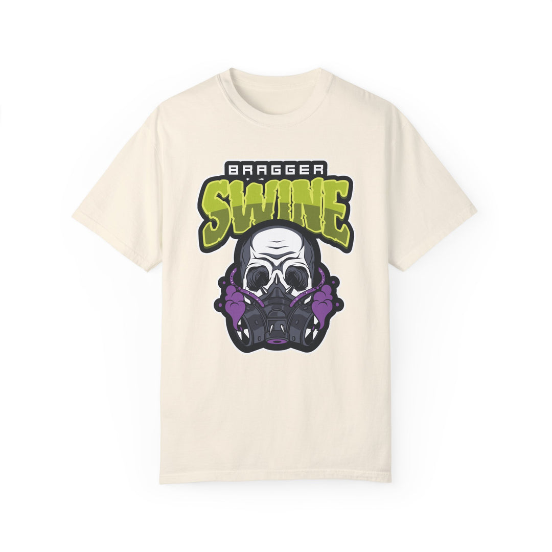 BraggerSwine Unisex Garment-Dyed T-Shirt - BraggerSwine Toxic Gaming