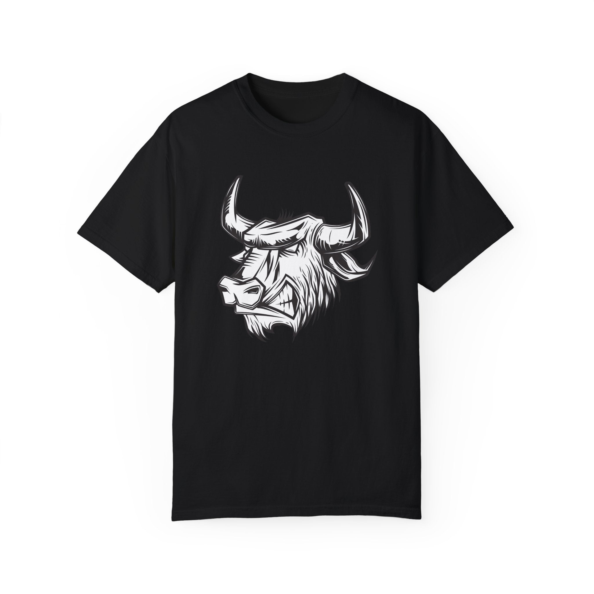 BraggerSwine Unisex Garment-Dyed T-Shirt - Bull