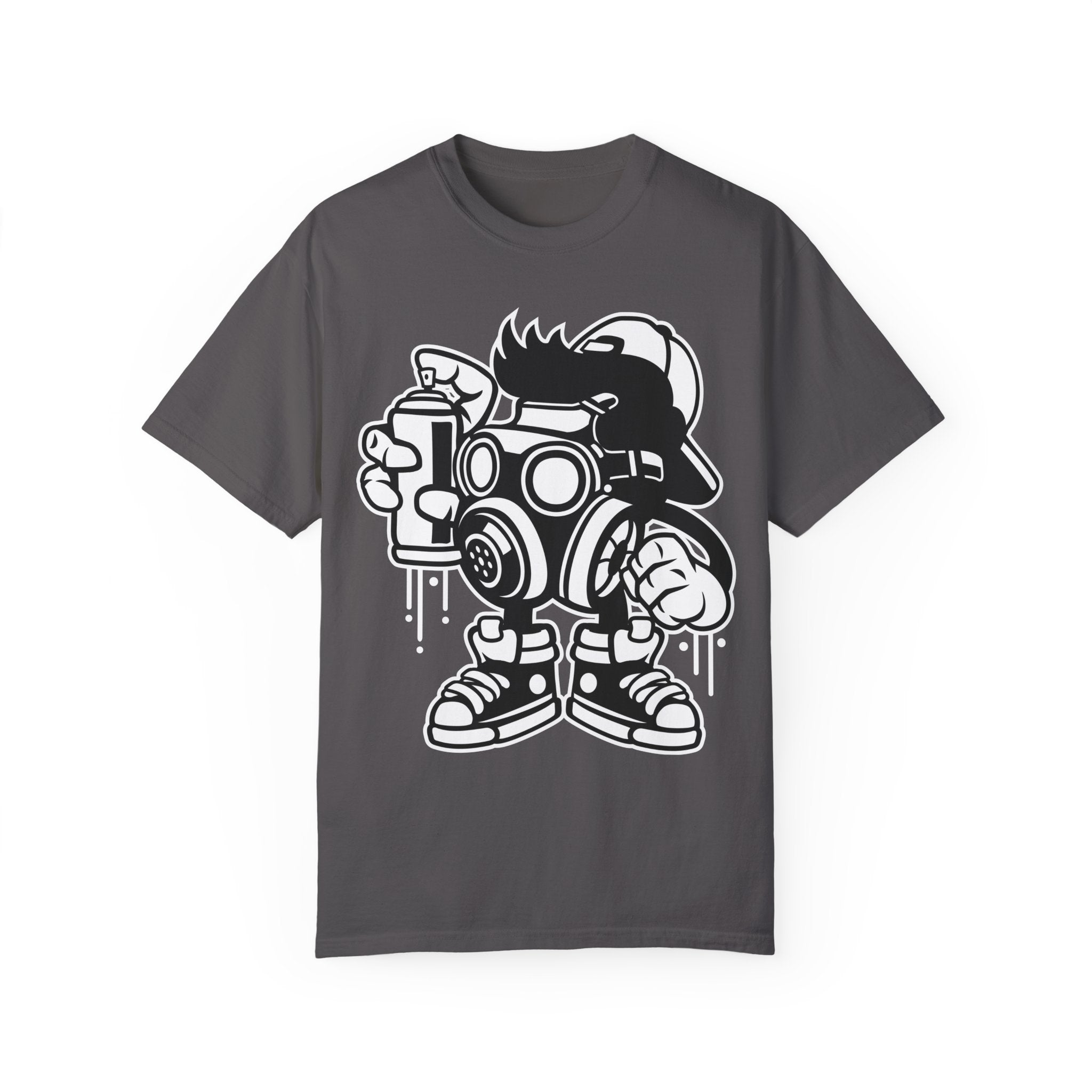 BraggerSwine Unisex Garment-Dyed T-Shirt - Graffiti Bomber