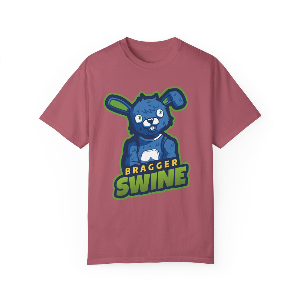 BraggerSwine Unisex Garment-Dyed T-Shirt - Bunny