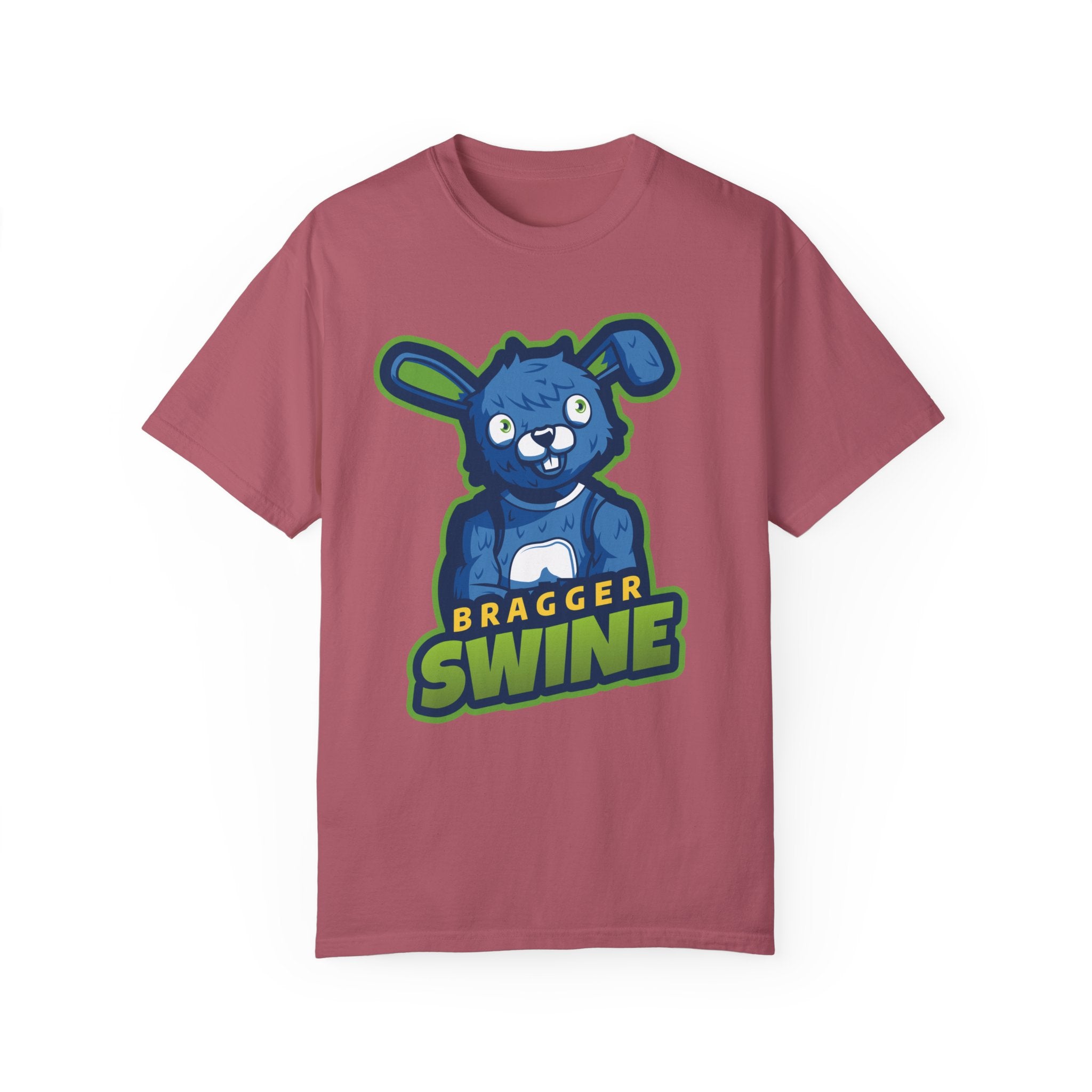BraggerSwine Unisex Garment-Dyed T-Shirt - Bunny