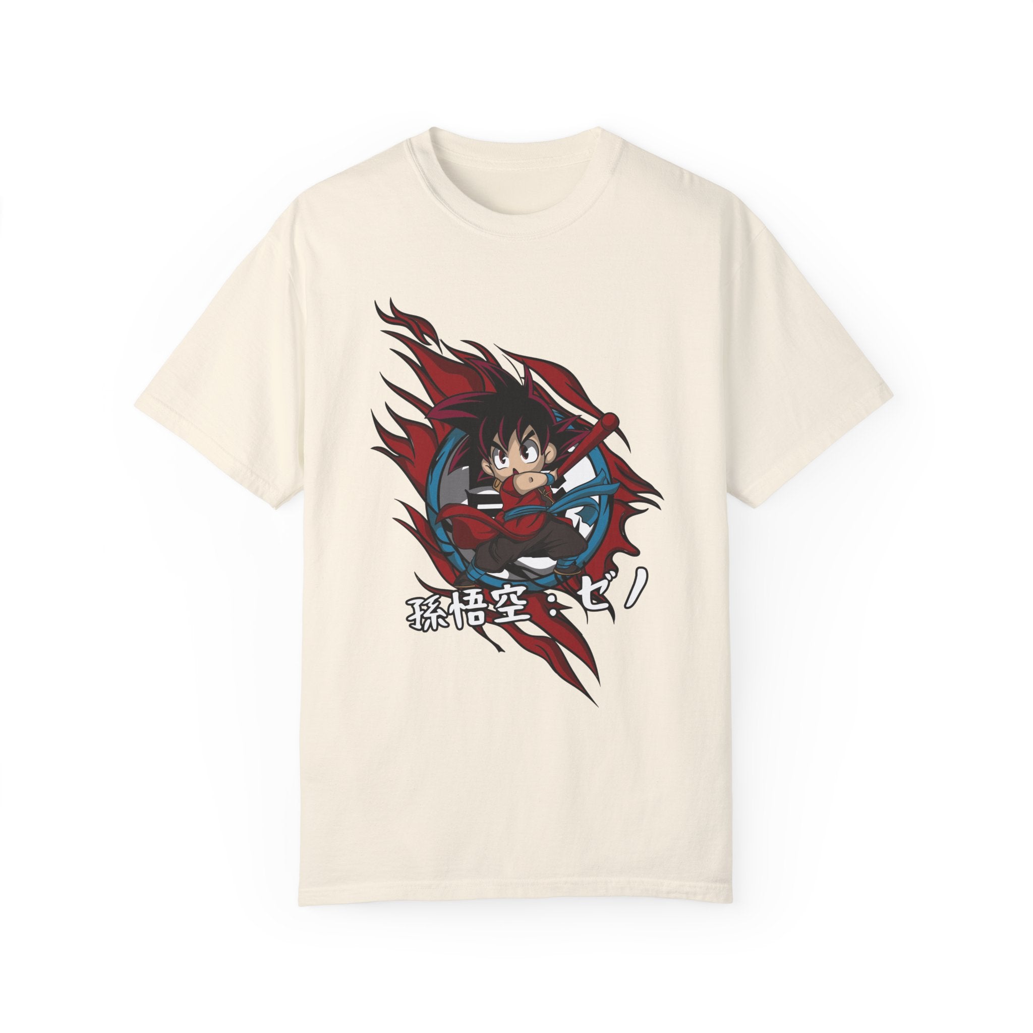 BraggerSwine Unisex Garment-Dyed T-Shirt - Baby Goku - Tee
