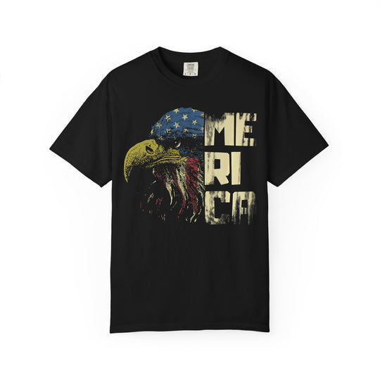 America Eagle T-Shirt — Vintage Flag Bald Eagle Patriotic Tee