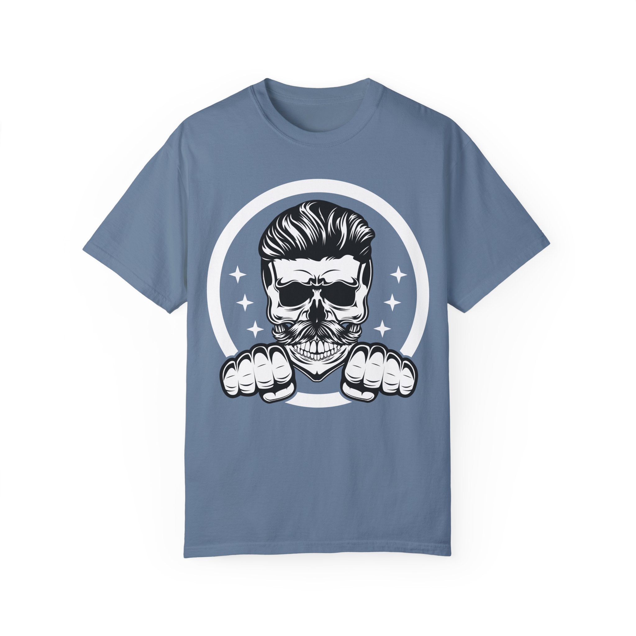 BraggerSwine Unisex Garment-Dyed T-Shirt - Skull & Knuckles