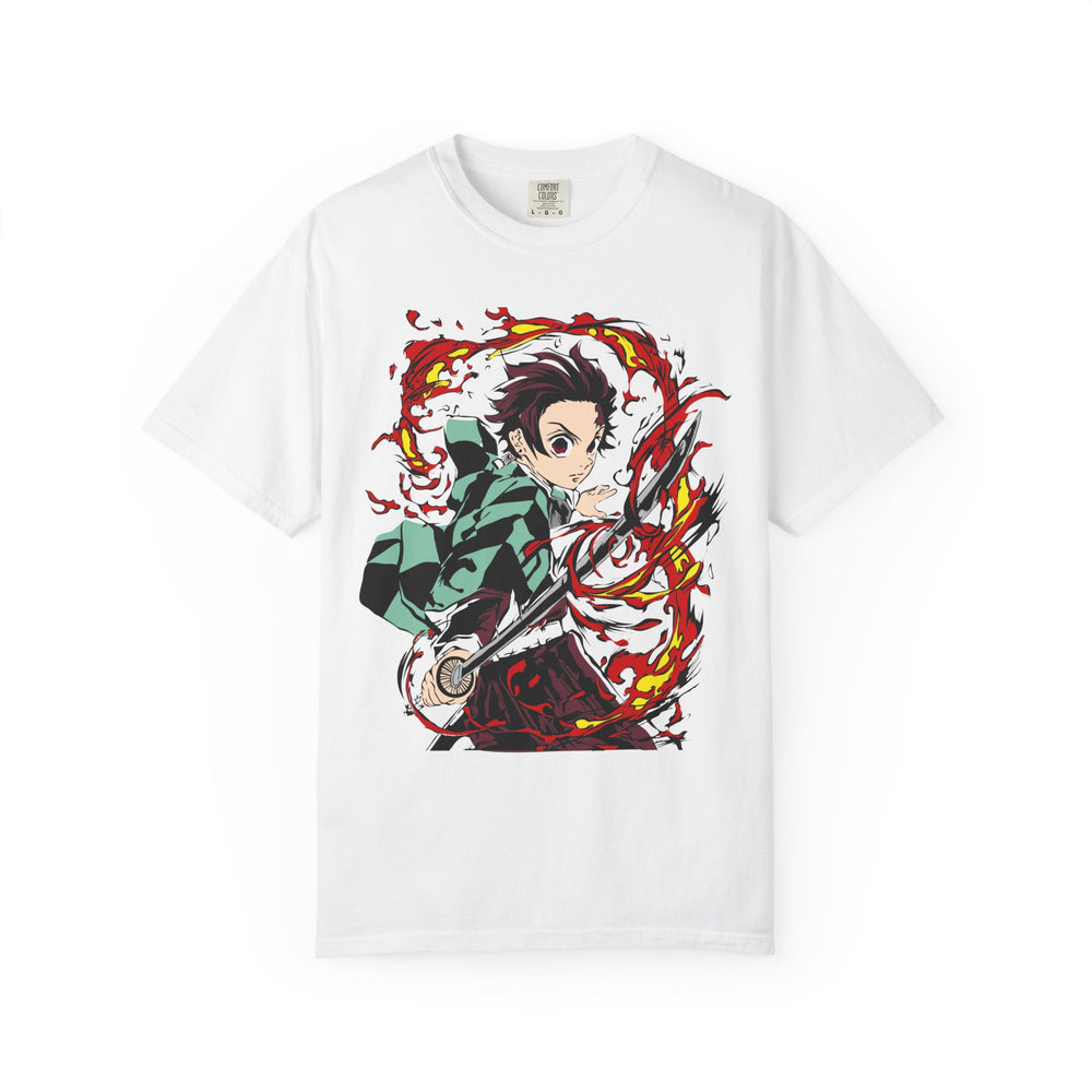 Anime Demon Slayer T-Shirt — Kamado Tanjiro Action Graphic Tee