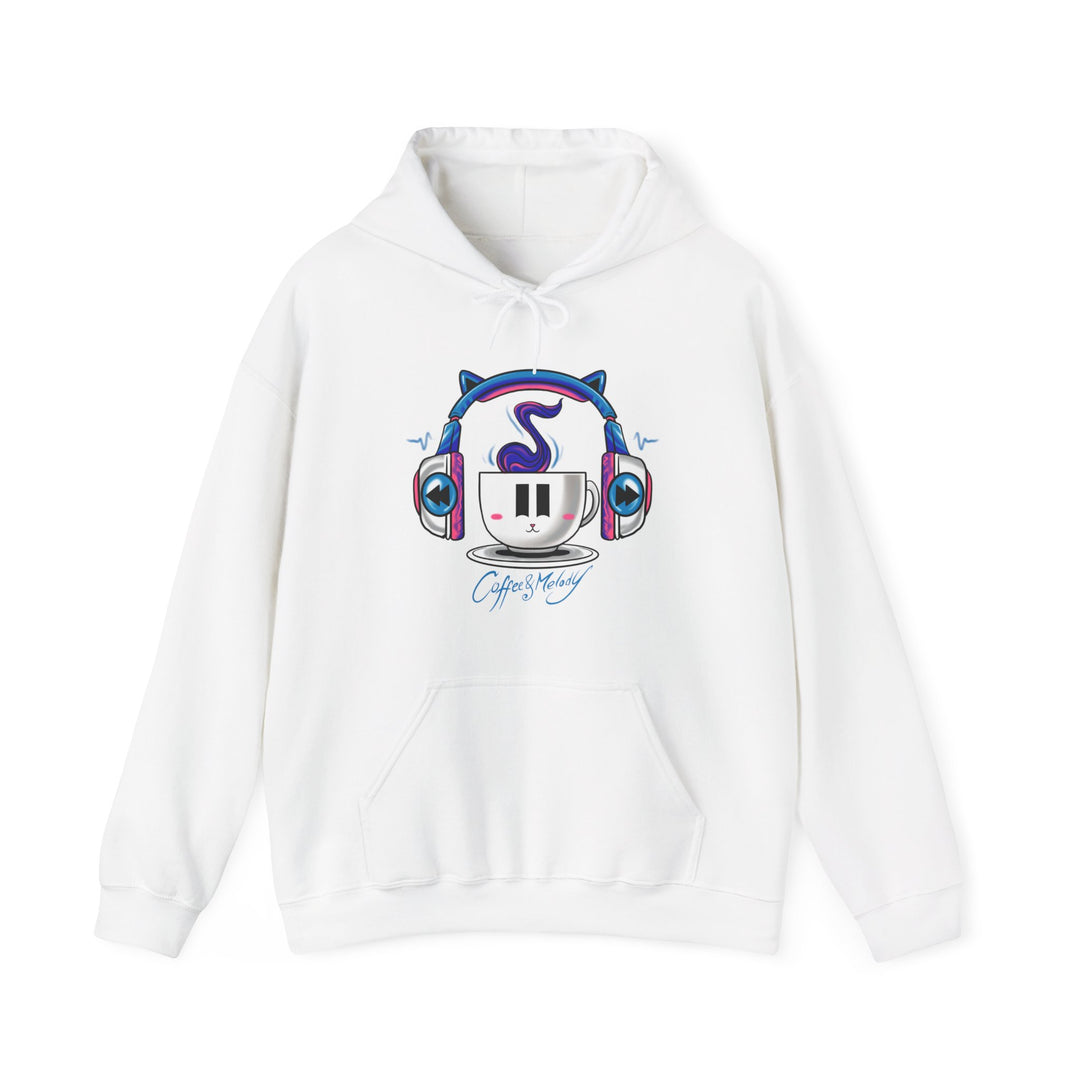 Coffee & Melody Unisex Heavy Blend™ Hooded Sweatshirt