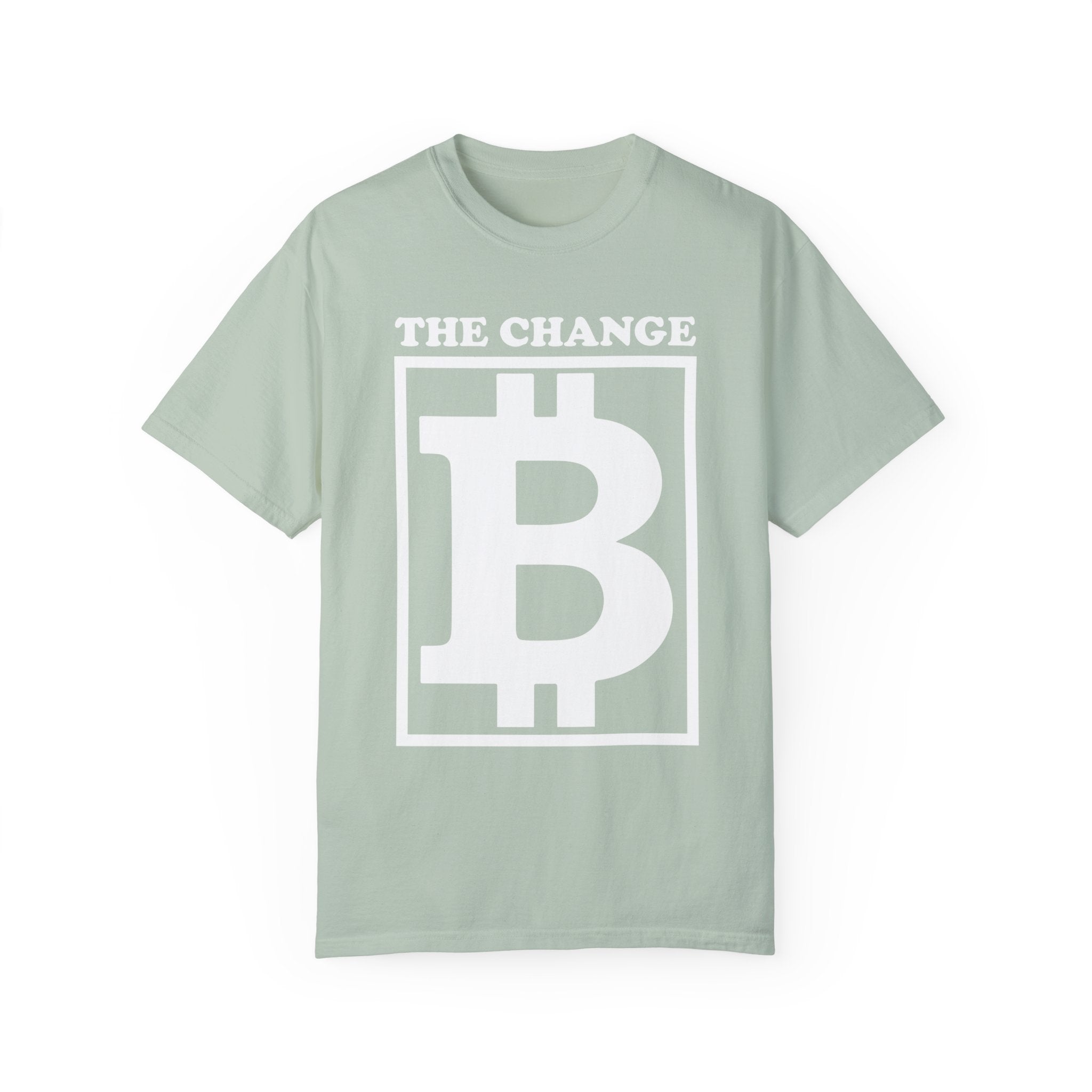 BraggerSwine Unisex Garment-Dyed T-Shirt - The Change Bitcoin