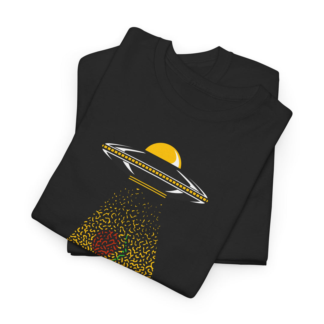 Alien Pizza Unisex Heavy Cotton Tee