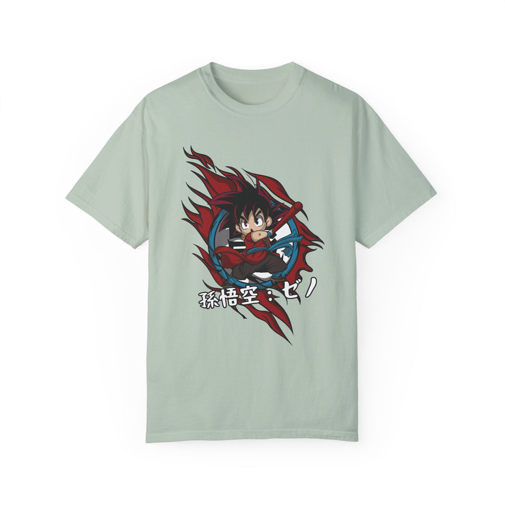 BraggerSwine Unisex Garment-Dyed T-Shirt - Baby Goku - Tee