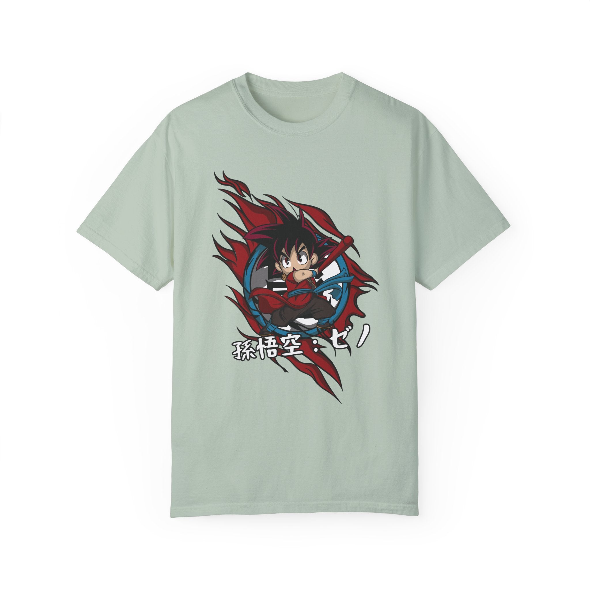 BraggerSwine Unisex Garment-Dyed T-Shirt - Baby Goku - Tee