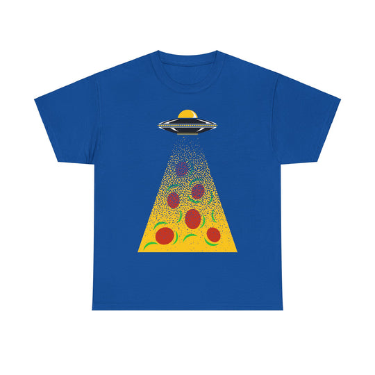 Alien Pizza Unisex Heavy Cotton Tee