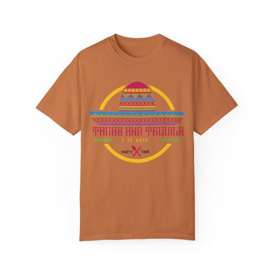 BraggerSwine Unisex Garment-Dyed T-Shirt - Tacos & Tequila Party Time