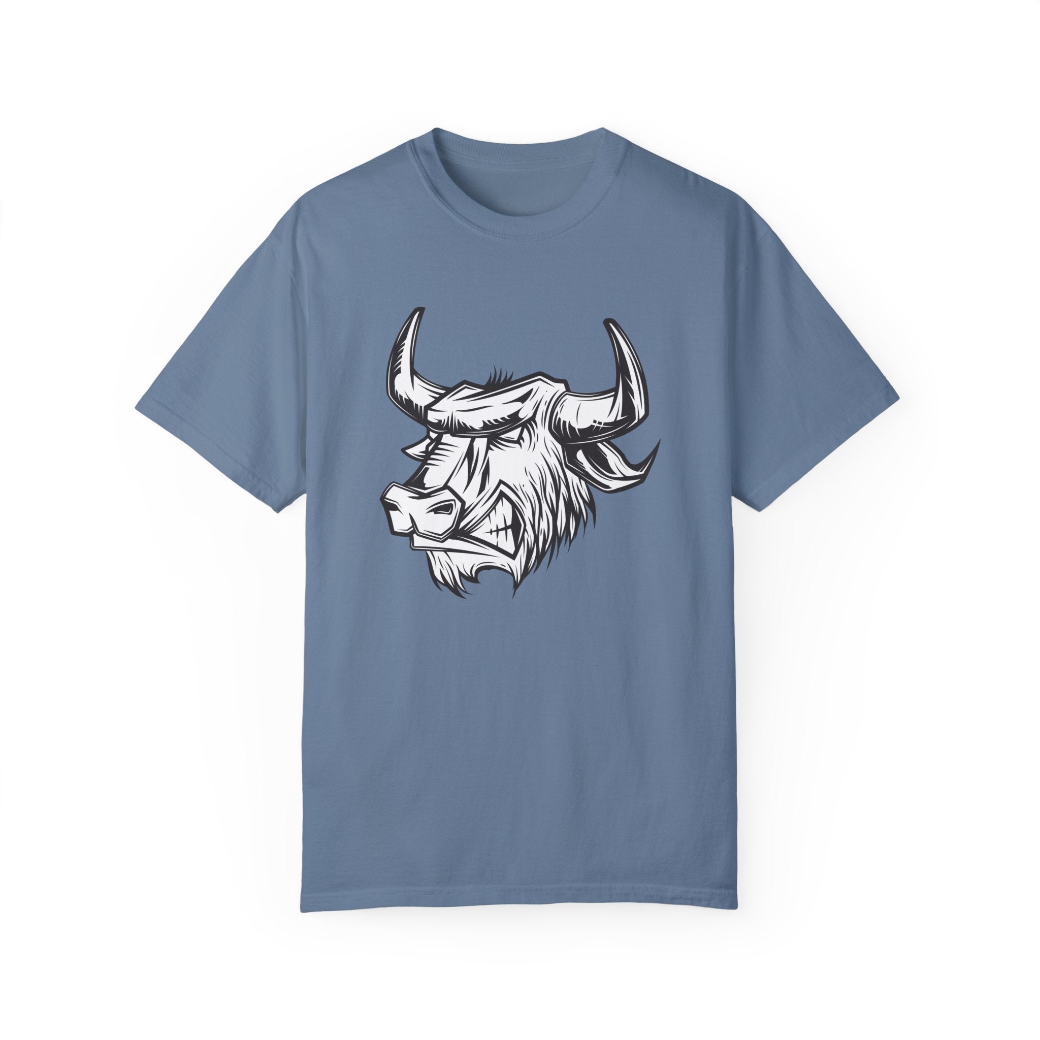 BraggerSwine Unisex Garment-Dyed T-Shirt - Bull