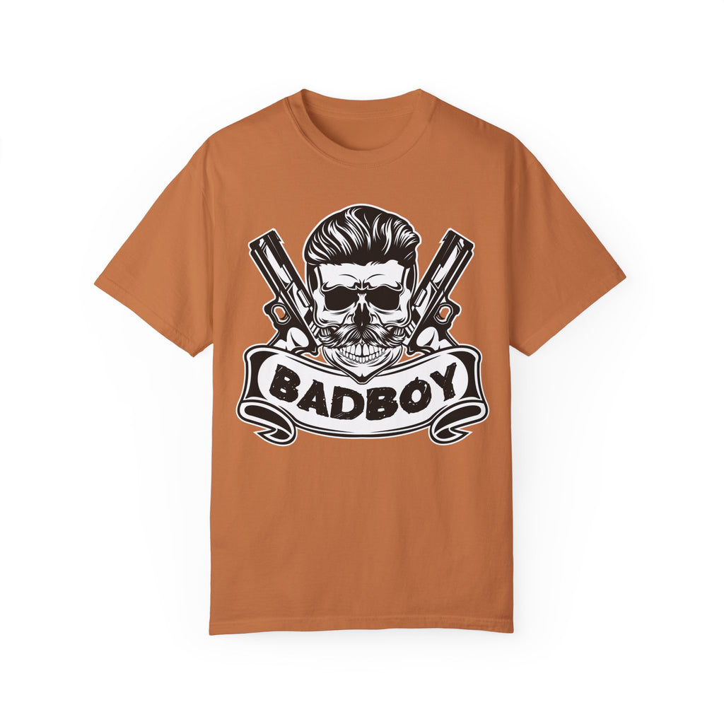 BraggerSwine Unisex Garment-Dyed T-Shirt - Bad Boy Skull