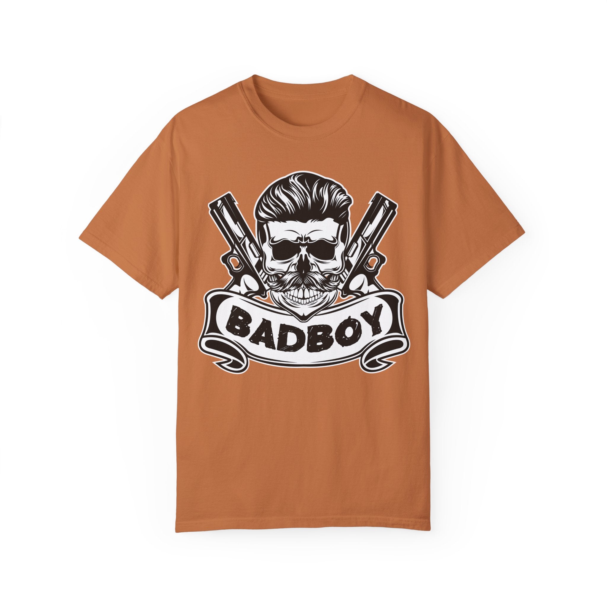 BraggerSwine Unisex Garment-Dyed T-Shirt - Bad Boy Skull