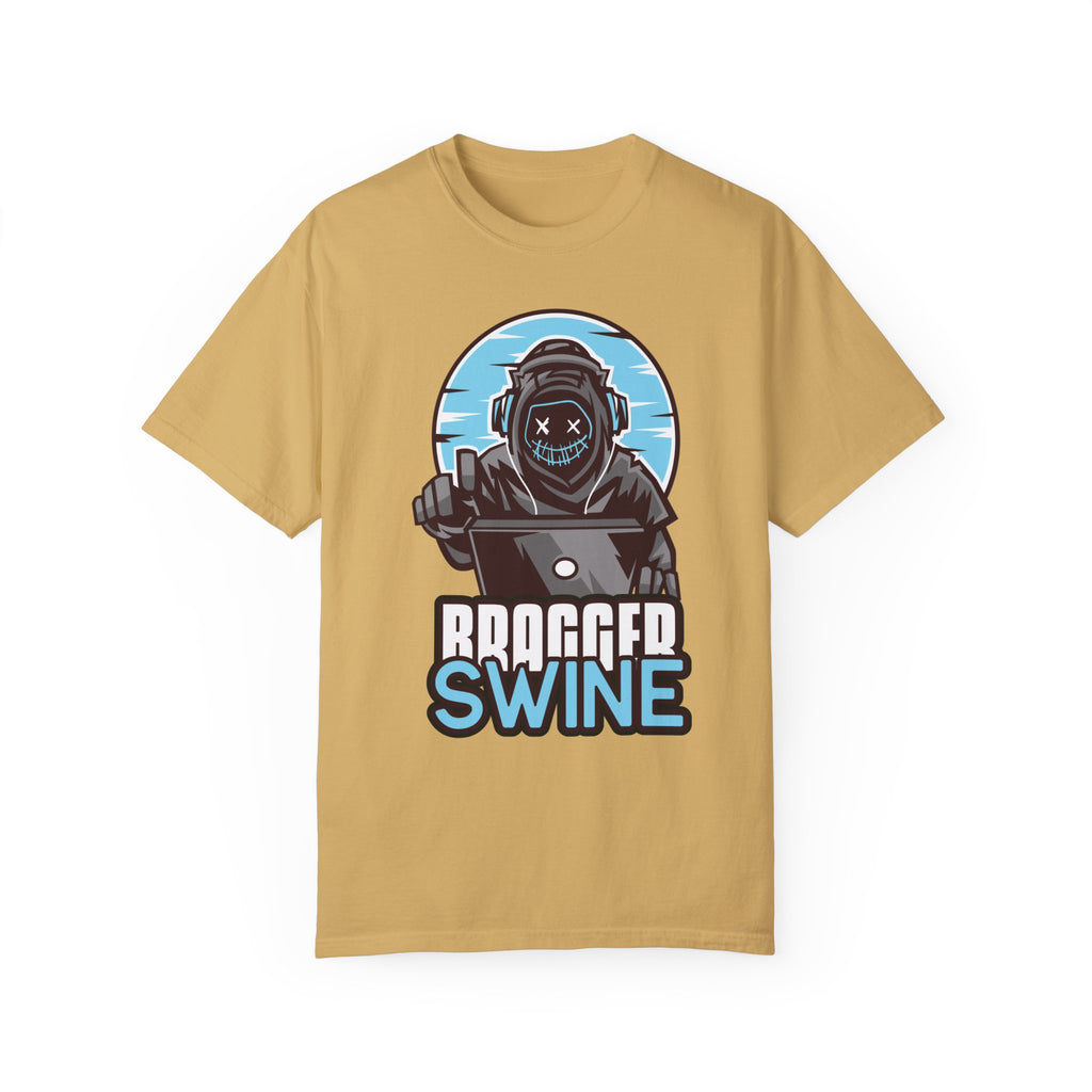 BraggerSwine Unisex Garment-Dyed T-Shirt - Hacker