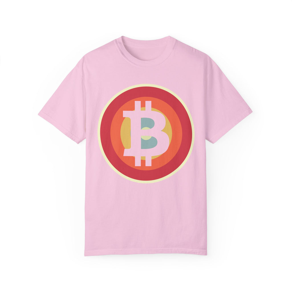 BraggerSwine Unisex Garment-Dyed T-Shirt - Bitcoin Retro