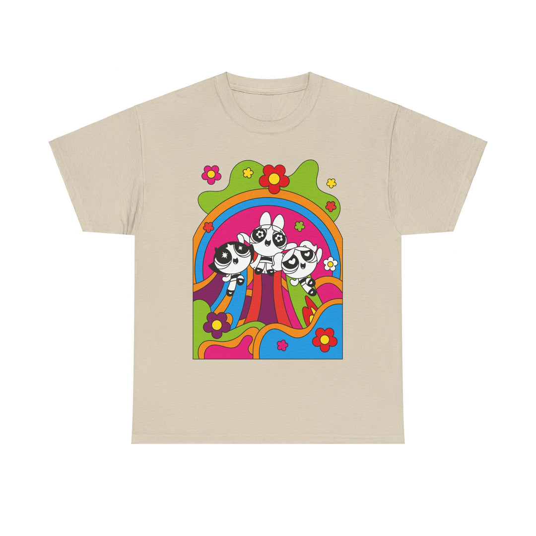 SUPERPODEROSAS Flowers Unisex Heavy Cotton Tee