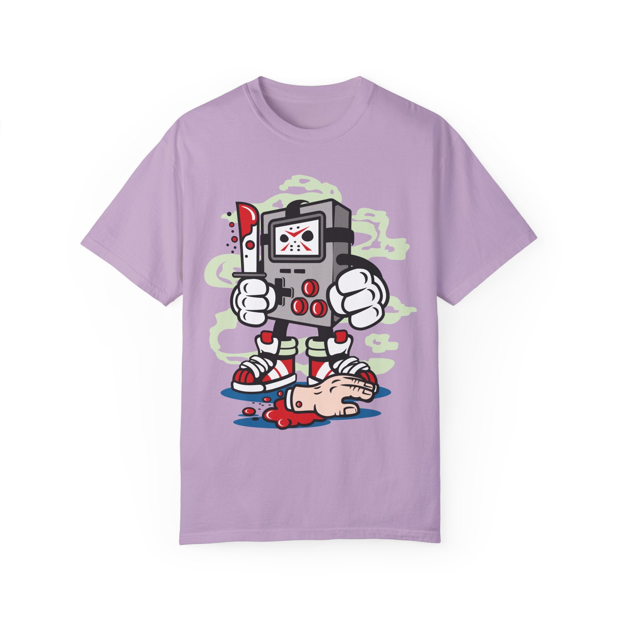 BraggerSwine Unisex Garment-Dyed T-Shirt - Gamer Serial Killer