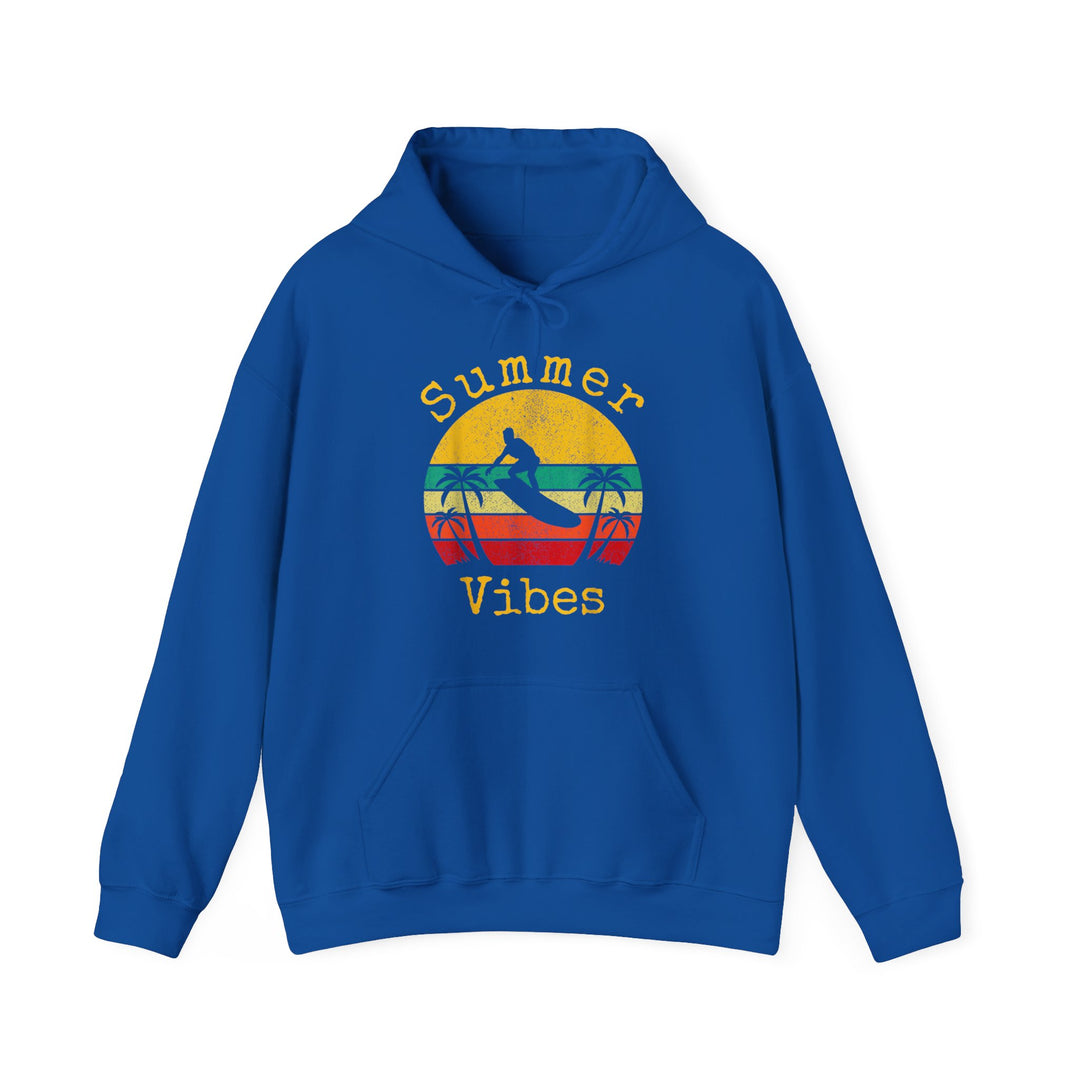 Summer Vibes Surfing Unisex Heavy Blend™ Hooded Sweatshirt