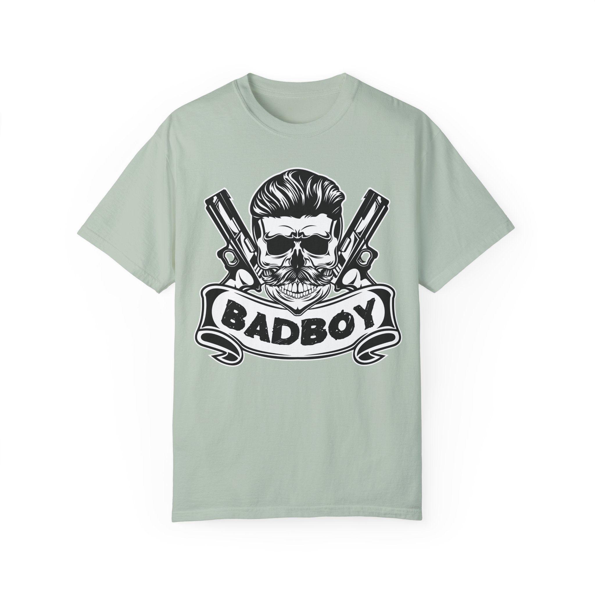 BraggerSwine Unisex Garment-Dyed T-Shirt - Bad Boy Skull