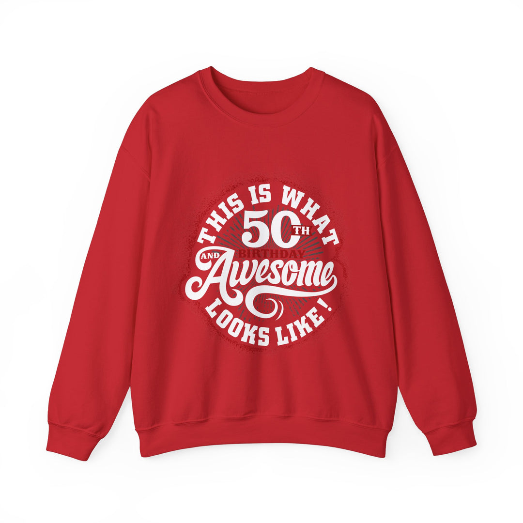 This Is What 50 Looks Like Unisex Heavy Blend™ Crewneck Sweatshirt