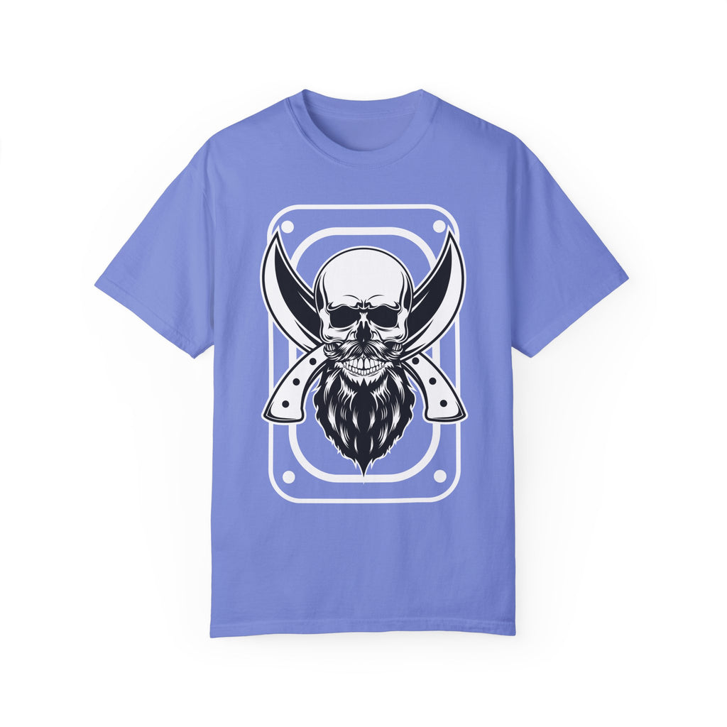 BraggerSwine Unisex Garment-Dyed T-Shirt - Skull