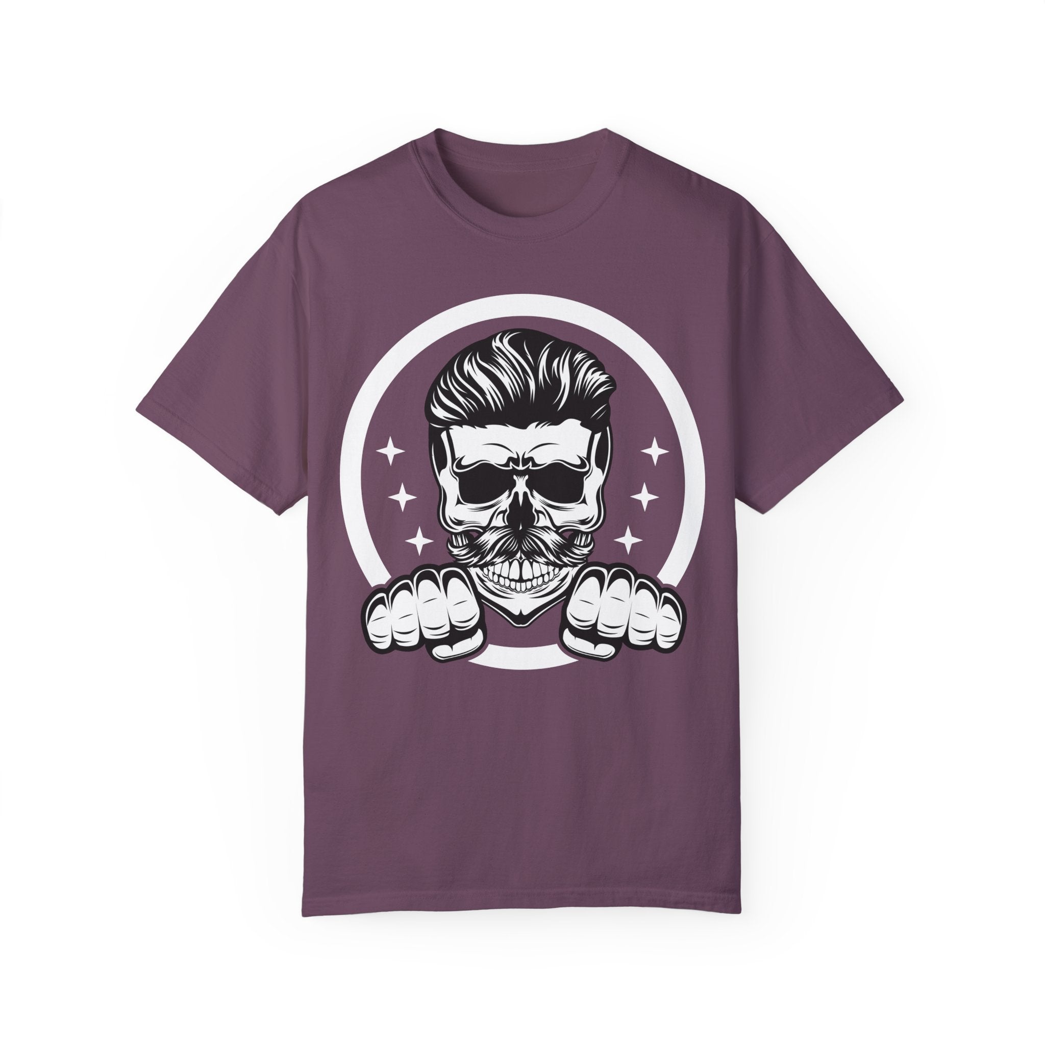 BraggerSwine Unisex Garment-Dyed T-Shirt - Skull & Knuckles