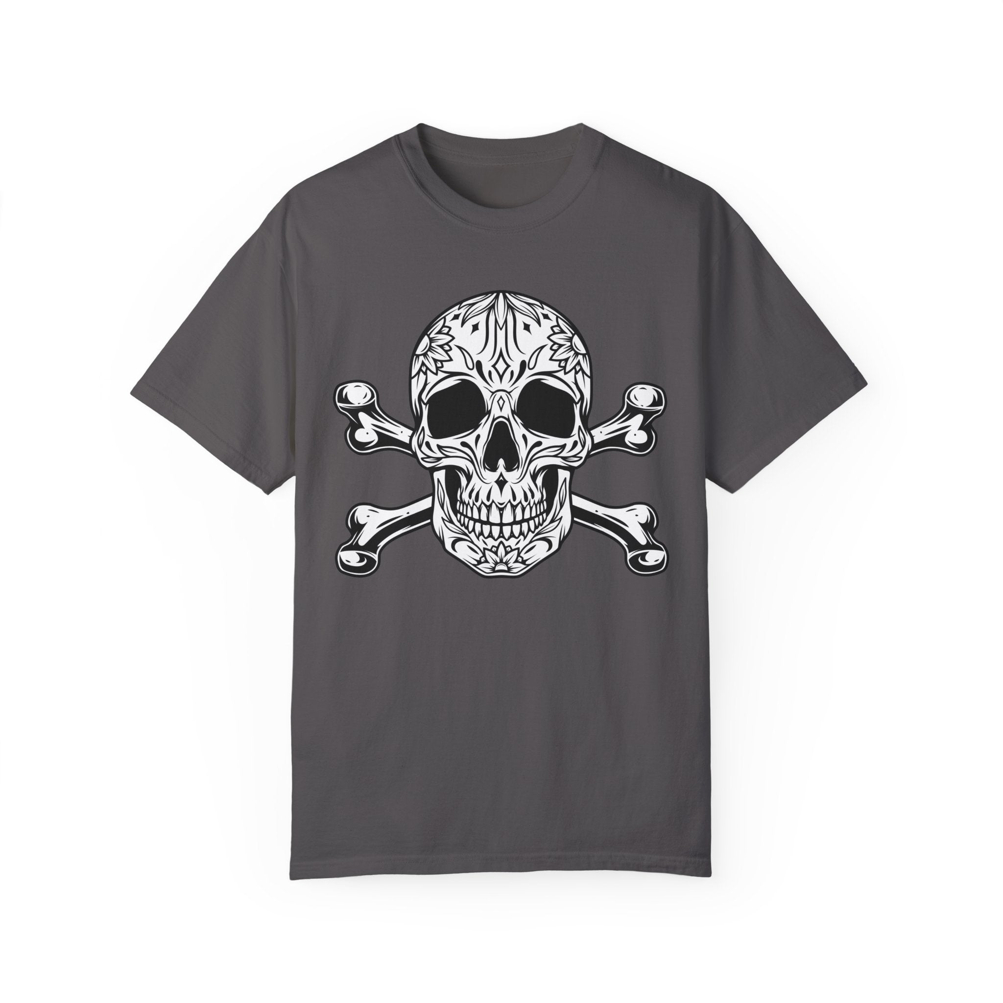 BraggerSwine Unisex Garment-Dyed T-Shirt - Mexican Skull & Bones